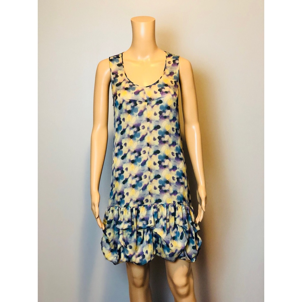 🆕 Richard Chai LOVE silk print bubble hem dress